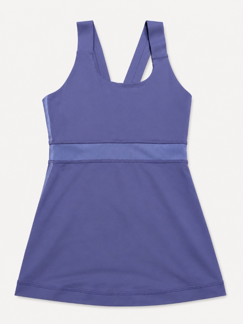 Lululemon Swift Cross Back Mesh Tank Purple Size 10 Built In Bra